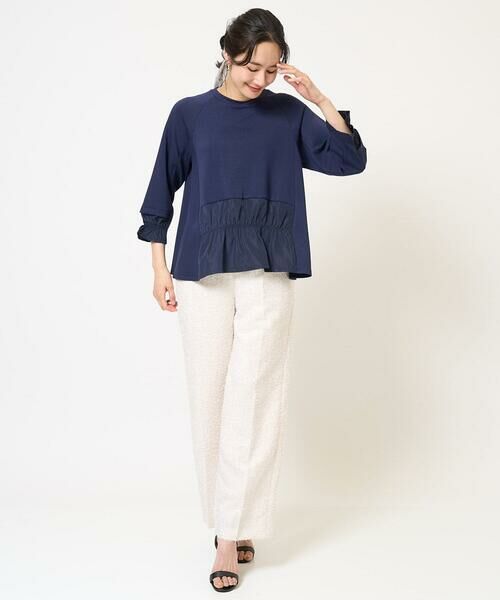 GEORGES RECH / ジョルジュ・レッシュ カットソー | シャーリングタフタダンボールコンビプルオーバー | 詳細18