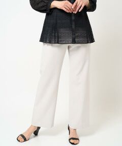 GEORGES RECH / ジョルジュ・レッシュ その他パンツ | [日本製]ダブルクロスワイドストレートパンツ