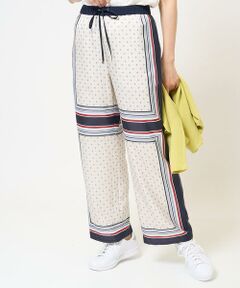 GEORGES RECH / ジョルジュ・レッシュ その他パンツ | マリンスカーフワイドストレートパンツ