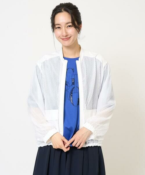 GEORGES RECH / ジョルジュ・レッシュ その他アウター | ダイヤチュールネットシアーブルゾン | 詳細1