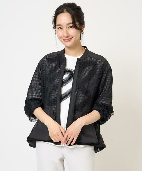 GEORGES RECH / ジョルジュ・レッシュ その他アウター | ダイヤチュールネットシアーブルゾン | 詳細3