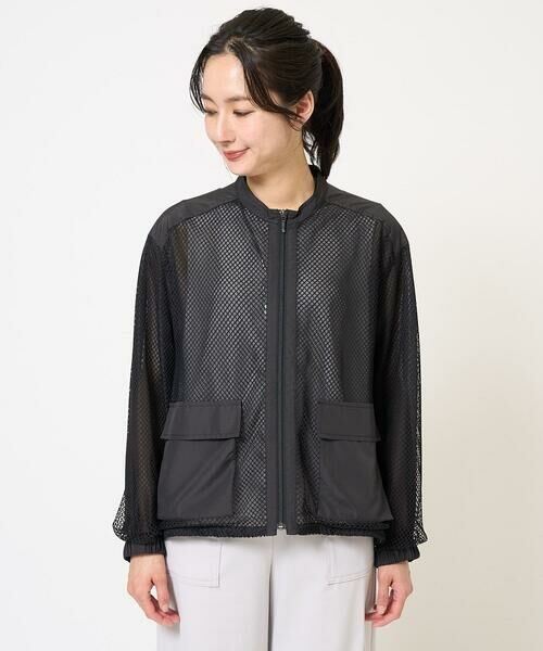 GEORGES RECH / ジョルジュ・レッシュ その他アウター | ダイヤチュールネットシアーブルゾン | 詳細5