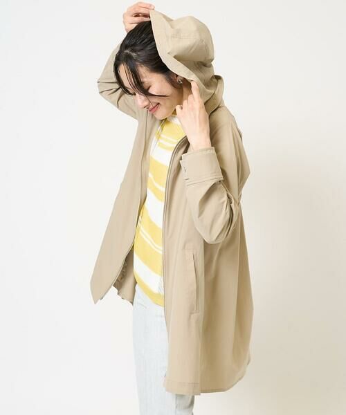 GEORGES RECH / ジョルジュ・レッシュ その他アウター | ヘムライン4WAYタフタフードコート | 詳細1