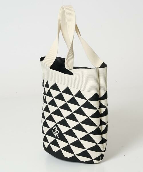 GEORGES RECH / ジョルジュ・レッシュ トートバッグ | 幾何プリントニットバッグ | 詳細10