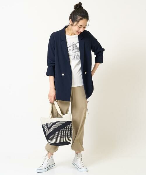 GEORGES RECH / ジョルジュ・レッシュ トートバッグ | 幾何プリントニットバッグ | 詳細17