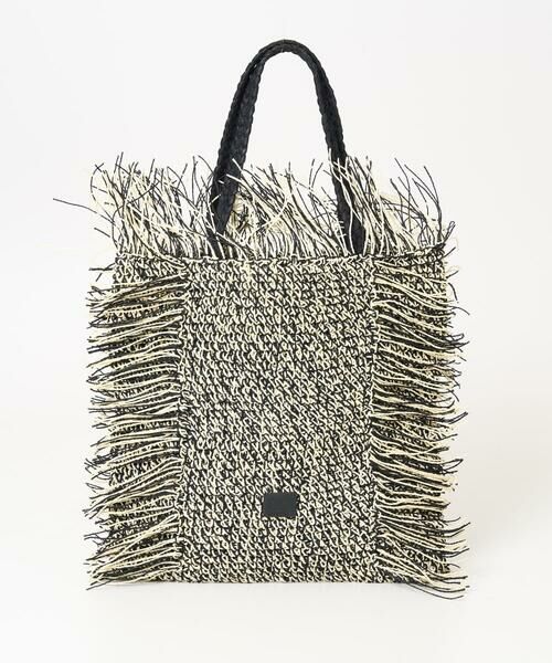GEORGES RECH / ジョルジュ・レッシュ トートバッグ | ラフィアフリンジトートバッグ | 詳細1