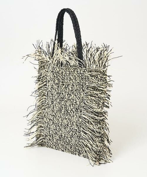 GEORGES RECH / ジョルジュ・レッシュ トートバッグ | ラフィアフリンジトートバッグ | 詳細3