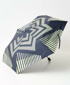 GEORGES RECH / ジョルジュ・レッシュ 傘 | 【晴雨兼用】ストライプ幾何プリント折り畳み傘