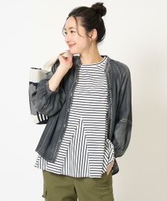 GEORGES RECH / ジョルジュ・レッシュ シャツ・ブラウス | ライトデニムランタンスリーブブラウス