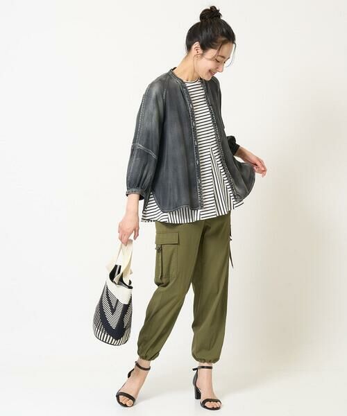 GEORGES RECH / ジョルジュ・レッシュ シャツ・ブラウス | ライトデニムランタンスリーブブラウス | 詳細13