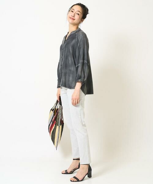 GEORGES RECH / ジョルジュ・レッシュ シャツ・ブラウス | ライトデニムランタンスリーブブラウス | 詳細17