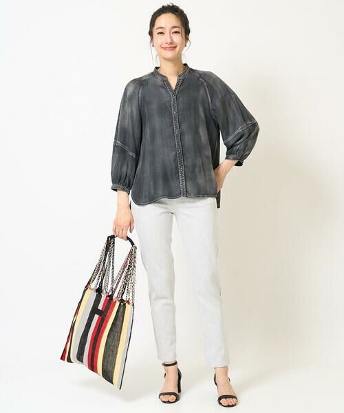 GEORGES RECH / ジョルジュ・レッシュ シャツ・ブラウス | ライトデニムランタンスリーブブラウス | 詳細18