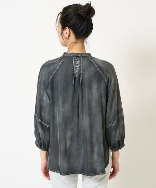 GEORGES RECH / ジョルジュ・レッシュ シャツ・ブラウス | ライトデニムランタンスリーブブラウス | 詳細7