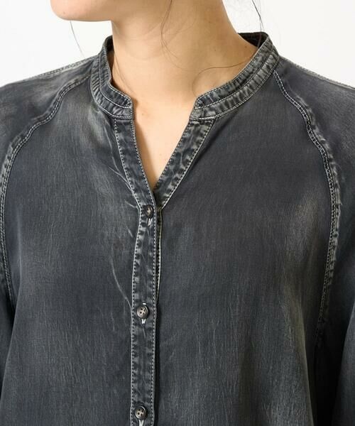 GEORGES RECH / ジョルジュ・レッシュ シャツ・ブラウス | ライトデニムランタンスリーブブラウス | 詳細8