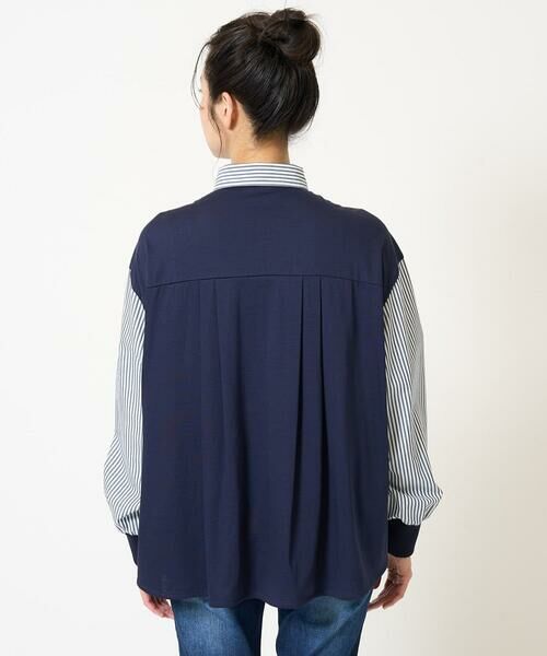 GEORGES RECH / ジョルジュ・レッシュ シャツ・ブラウス | ストライプシャーリングブラウス | 詳細7
