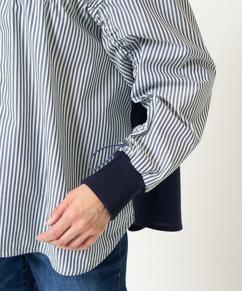 GEORGES RECH / ジョルジュ・レッシュ シャツ・ブラウス | ストライプシャーリングブラウス | 詳細9