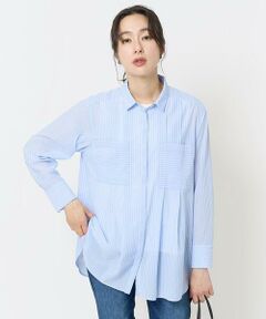 GEORGES RECH / ジョルジュ・レッシュ シャツ・ブラウス | [日本製]サンディーローンタックシャツブラウス