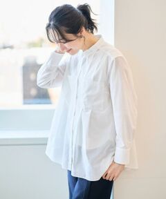 GEORGES RECH / ジョルジュ・レッシュ シャツ・ブラウス | [日本製]サンディーローンタックシャツブラウス