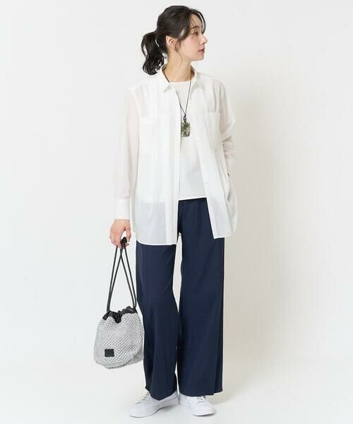 GEORGES RECH / ジョルジュ・レッシュ シャツ・ブラウス | [日本製]サンディーローンタックシャツブラウス | 詳細17