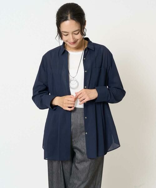 GEORGES RECH / ジョルジュ・レッシュ シャツ・ブラウス | [日本製]サンディーローンタックシャツブラウス | 詳細2