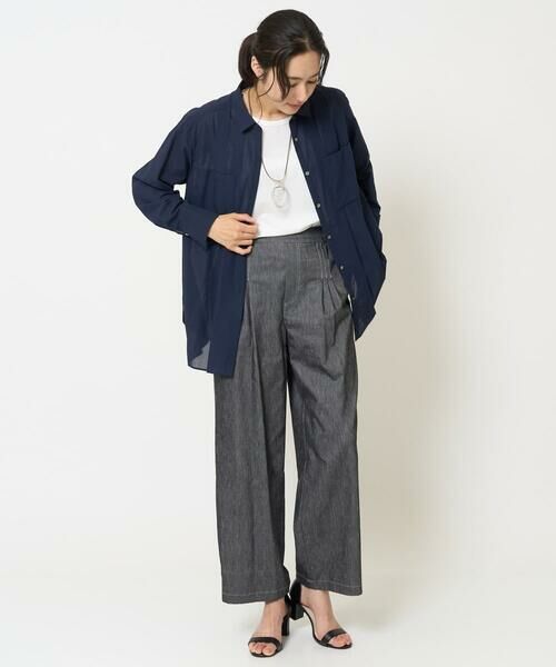 GEORGES RECH / ジョルジュ・レッシュ シャツ・ブラウス | [日本製]サンディーローンタックシャツブラウス | 詳細21