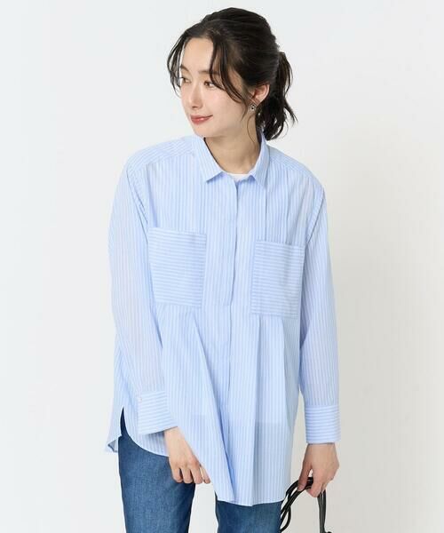 GEORGES RECH / ジョルジュ・レッシュ シャツ・ブラウス | [日本製]サンディーローンタックシャツブラウス | 詳細5