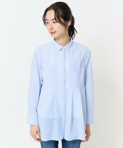 GEORGES RECH / ジョルジュ・レッシュ シャツ・ブラウス | [日本製]サンディーローンタックシャツブラウス | 詳細6