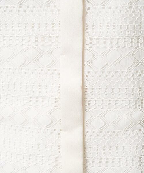 GEORGES RECH / ジョルジュ・レッシュ シャツ・ブラウス | 幾何ボーダーレースプリーツブラウス | 詳細10