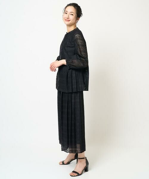 GEORGES RECH / ジョルジュ・レッシュ シャツ・ブラウス | 幾何ボーダーレースプリーツブラウス | 詳細17