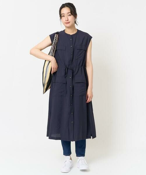 GEORGES RECH / ジョルジュ・レッシュ ロング・マキシ丈ワンピース | [接触冷感]ジレワンピース | 詳細10