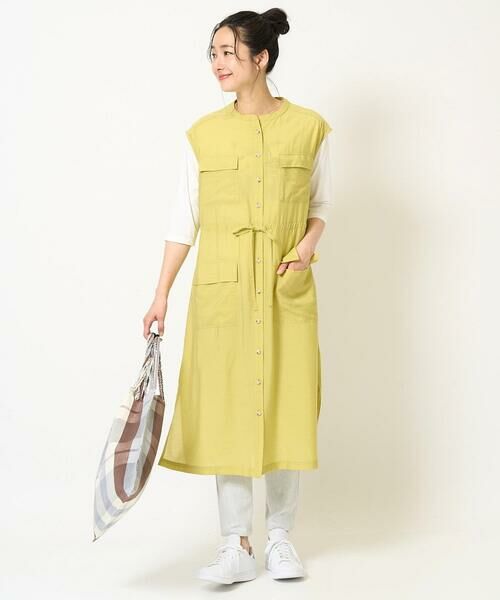 GEORGES RECH / ジョルジュ・レッシュ ロング・マキシ丈ワンピース | [接触冷感]ジレワンピース | 詳細12