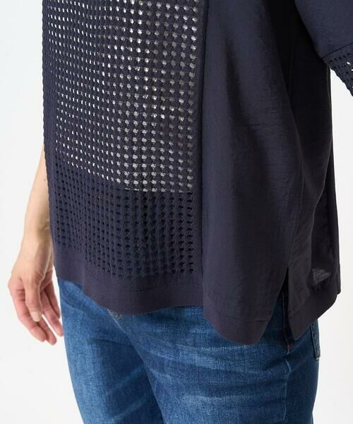 GEORGES RECH / ジョルジュ・レッシュ ニット・セーター | ソフトローン透かし編ニットプルオーバー | 詳細11