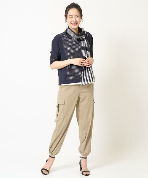 GEORGES RECH / ジョルジュ・レッシュ ニット・セーター | ソフトローン透かし編ニットプルオーバー | 詳細18