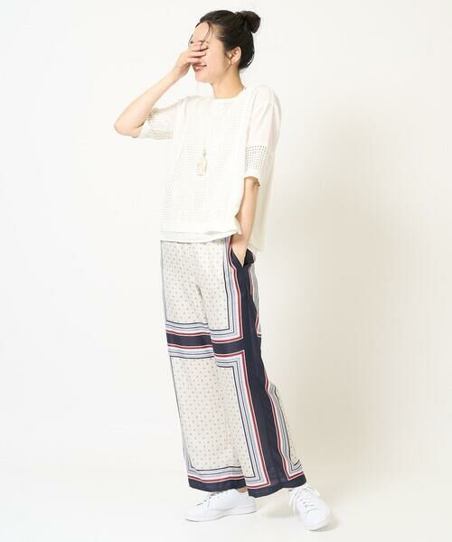 GEORGES RECH / ジョルジュ・レッシュ ニット・セーター | ソフトローン透かし編ニットプルオーバー | 詳細19