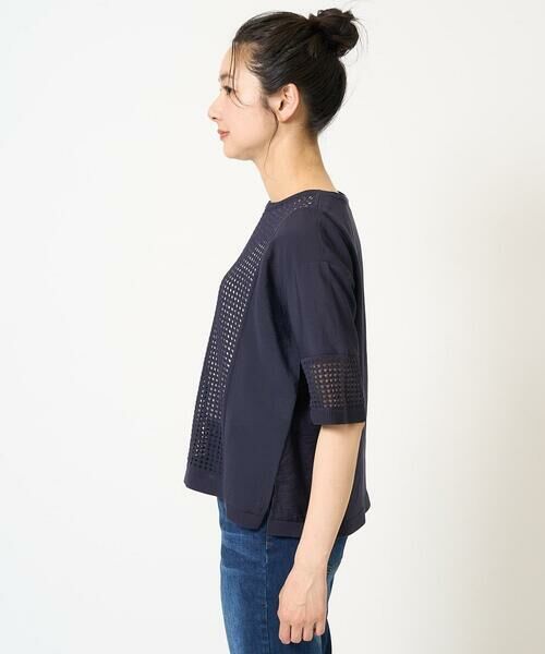 GEORGES RECH / ジョルジュ・レッシュ ニット・セーター | ソフトローン透かし編ニットプルオーバー | 詳細7