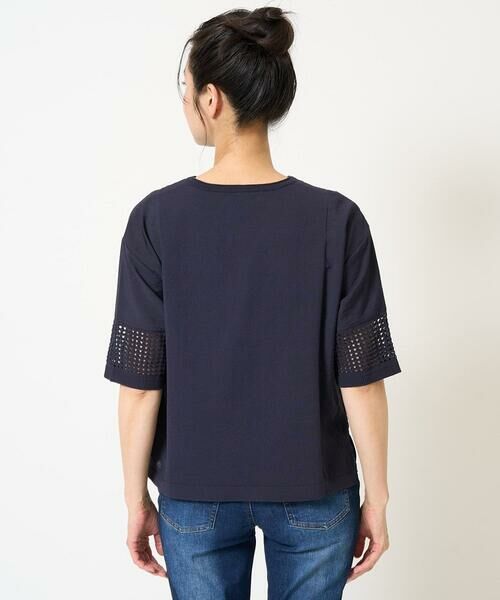 GEORGES RECH / ジョルジュ・レッシュ ニット・セーター | ソフトローン透かし編ニットプルオーバー | 詳細8