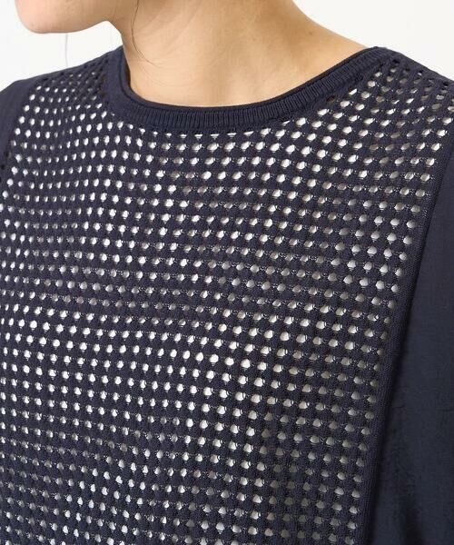 GEORGES RECH / ジョルジュ・レッシュ ニット・セーター | ソフトローン透かし編ニットプルオーバー | 詳細9