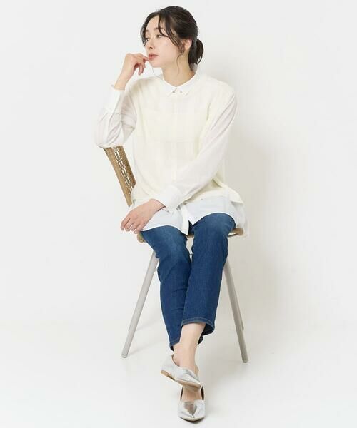 GEORGES RECH / ジョルジュ・レッシュ ベスト | [新色追加]バックスリットメッシュニットベスト | 詳細23