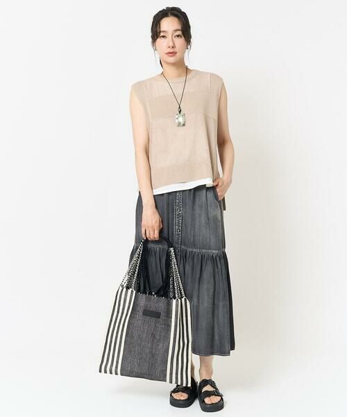 GEORGES RECH / ジョルジュ・レッシュ ベスト | [新色追加]バックスリットメッシュニットベスト | 詳細26