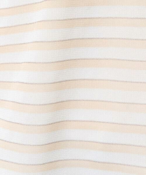 GEORGES RECH / ジョルジュ・レッシュ ニット・セーター | [吸湿速乾]シアーボーダーボートネックラメニット | 詳細10