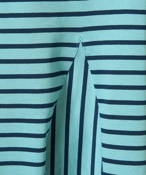 GEORGES RECH / ジョルジュ・レッシュ カットソー | [日本製]ボーダーペプラム5分袖カットソー | 詳細11