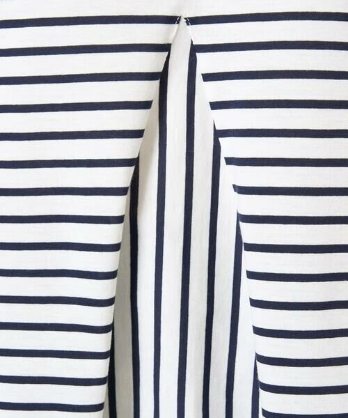 GEORGES RECH / ジョルジュ・レッシュ カットソー | [日本製]ボーダーペプラム5分袖カットソー | 詳細12