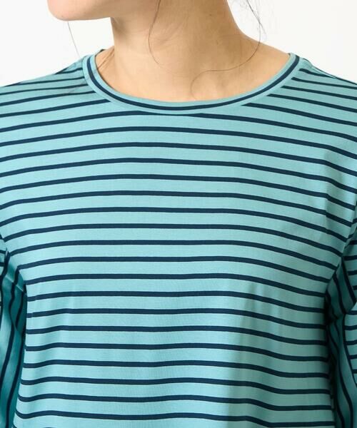 GEORGES RECH / ジョルジュ・レッシュ カットソー | [日本製]ボーダーペプラム5分袖カットソー | 詳細8