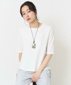 GEORGES RECH / ジョルジュ・レッシュ カットソー | [日本製]ストレッチリブカットソー