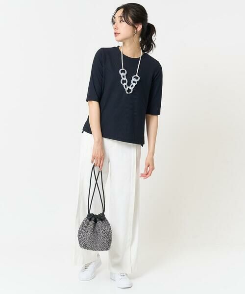 GEORGES RECH / ジョルジュ・レッシュ カットソー | [日本製]ストレッチリブカットソー | 詳細11