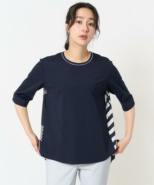 GEORGES RECH / ジョルジュ・レッシュ カットソー | バックシャン幾何プリントカットソー | 詳細3