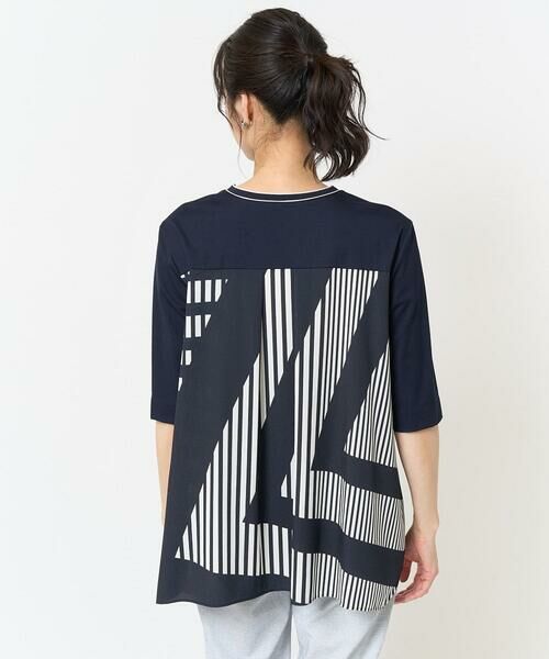 GEORGES RECH / ジョルジュ・レッシュ カットソー | バックシャン幾何プリントカットソー | 詳細7