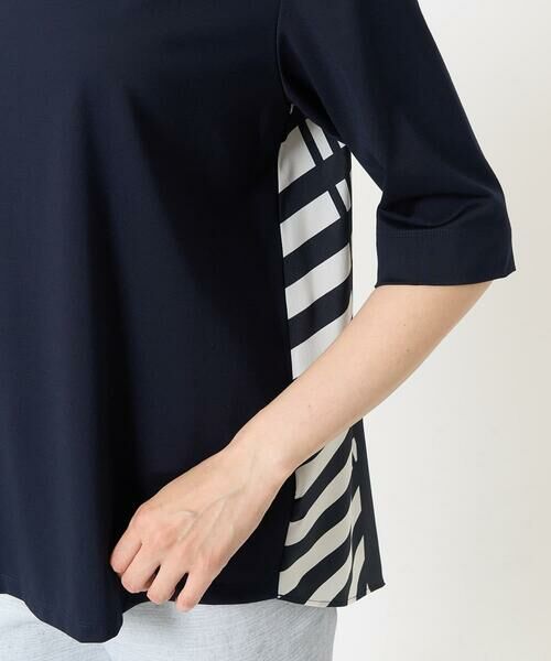 GEORGES RECH / ジョルジュ・レッシュ カットソー | バックシャン幾何プリントカットソー | 詳細9