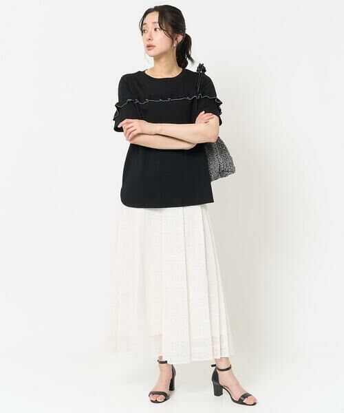 GEORGES RECH / ジョルジュ・レッシュ カットソー | ニットラメフリルカットソー | 詳細11