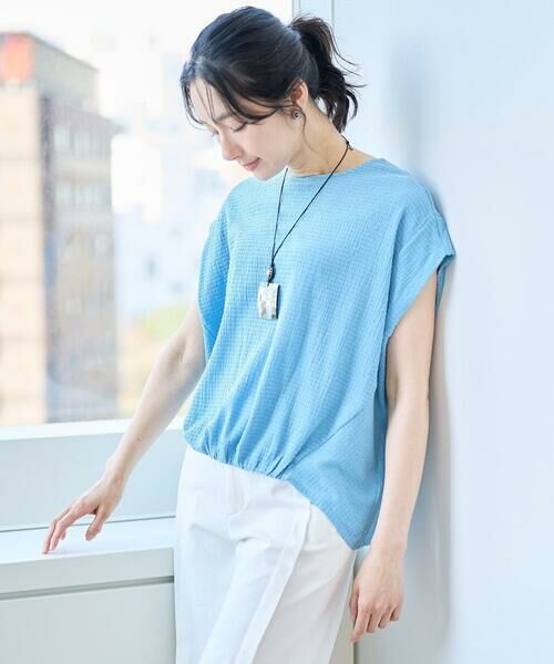 GEORGES RECH / ジョルジュ・レッシュ カットソー | 楊柳フレンチスリーブカットソー | 詳細1